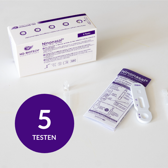 Corona zelftest / sneltest - NG Biotech (5 testen)